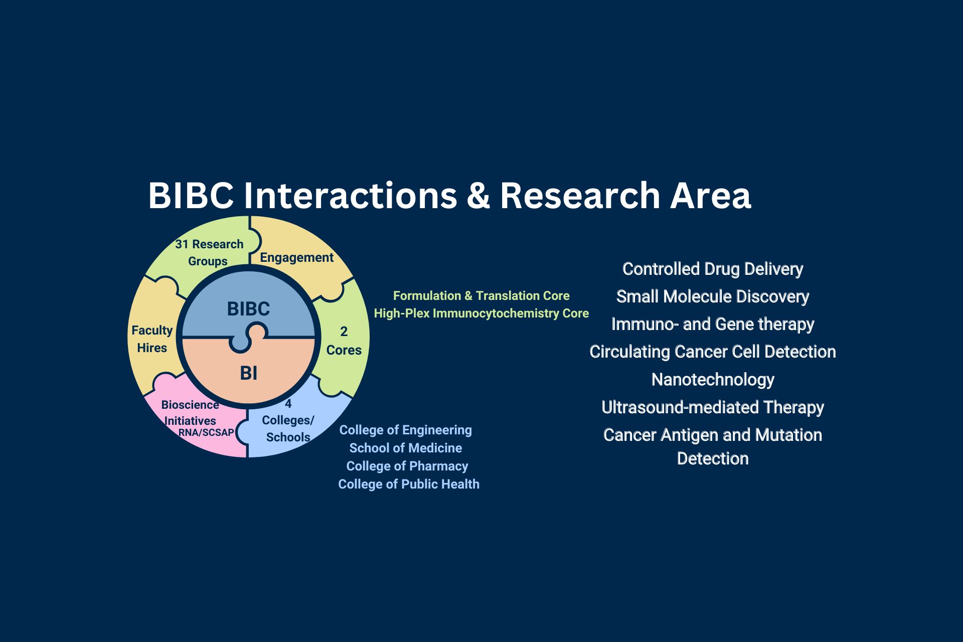 BIBC Interactions & Research Area Slide - updated from previous to include High-Plex Core